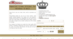 Desktop Screenshot of crownstickers.com